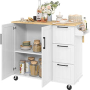 Kitchen Cart Kitchen Trolley by Yaheetech