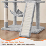 Deluxe Multi Level Cat Tree Cat Tower by Yaheetech