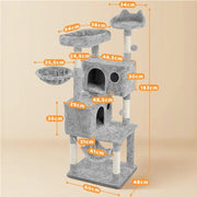 Multi-level Cat Tree Large Cat Tower by Yaheetech