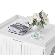 Pet Litter Box Wooden Storage Bench by Yaheetech