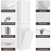 Laundry Hamper with Shelves by Yaheetech