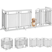 6-Panel Pet Puppy Safety Fence with 3 Support Feet by Yaheetech