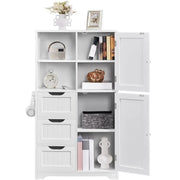 Freestanding Floor Cabinet Bathroom Storage by Yaheetech