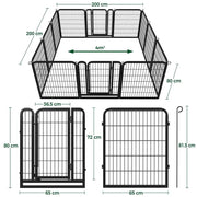 12 Panels Dog Playpen Pet Pen by Yaheetech