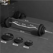 20 KG Barbell Weight Set by Yaheetech