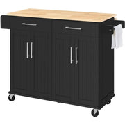 Kitchen Trolley Kitchen Island on Wheels Kitchen Cart by Yaheetech