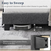 Yaheetech Queen Size Upholstered Bed Frame Queen Size Upholstered Bed Frame