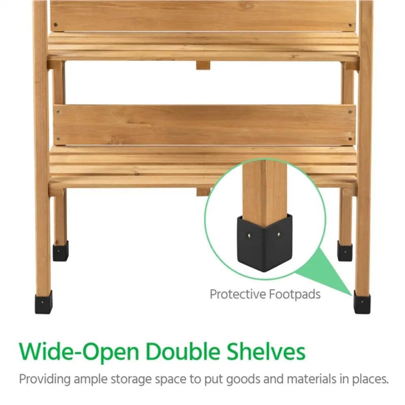 Outdoor Potting Bench by Yaheetech