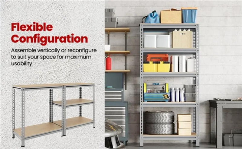 Boltless Assembly Garage Shelves Storage Organizer by Yaheetech