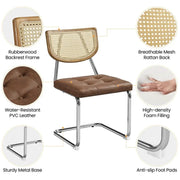 4PCS Mid-Century Modern Dining Chairs by Yaheetech