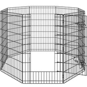 8 Panel Foldable Metal Dog Exercise Pen by Yaheetech