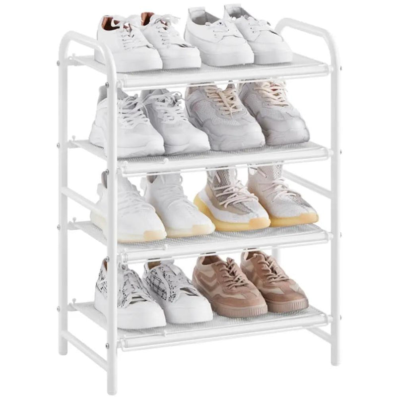 4 Tier Iron Shoe Rack Organiser by Yaheetech