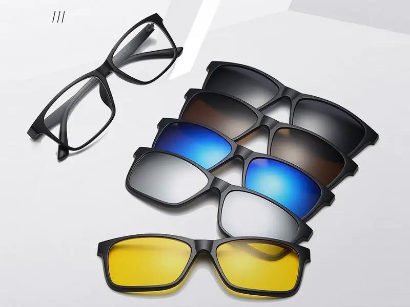 Polarized Sunglasses Change Colour Lens Set by dealonline.co.nz