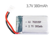 3.7V 380mAh Li-Po Rechargeable Battery for Drone by dealonline.co.nz