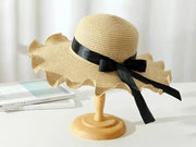 Dark Brown - Women Lady Sun Straw Hat Wide Brim Floppy Derby Summer Beach Cap by dealonline.co.nz