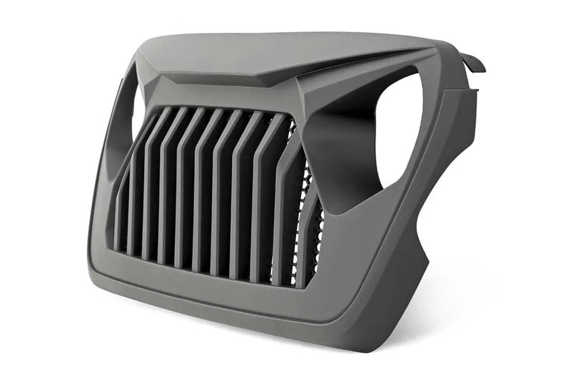 Replacement Grille Angry Eyes Jeep Gladiator JT/Wrangler JL 4WD (18-25)Black by Magwarehouse.com