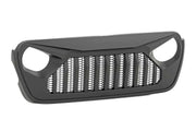 Replacement Grille Angry Eyes Jeep Gladiator JT/Wrangler JL 4WD (18-25)Black by Magwarehouse.com