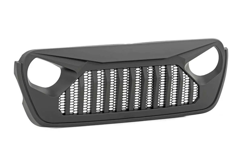 Replacement Grille Angry Eyes Jeep Gladiator JT/Wrangler JL 4WD (18-25)Black by Magwarehouse.com