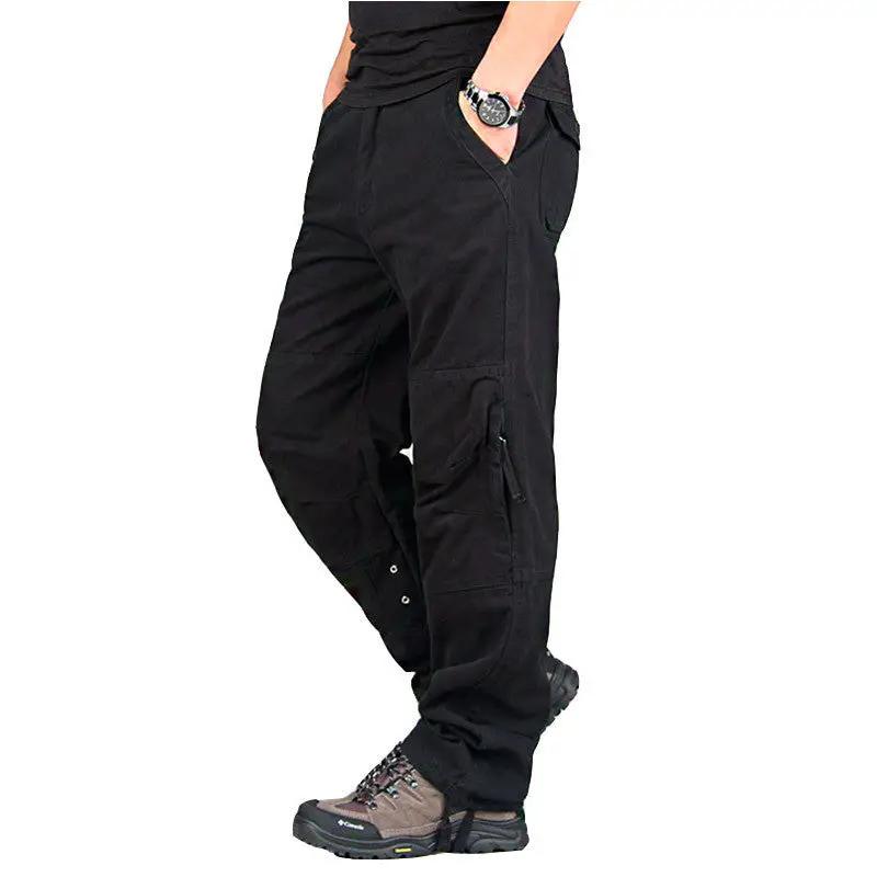 Men Multi-pocket Cargo Pants by dealonline.co.nz
