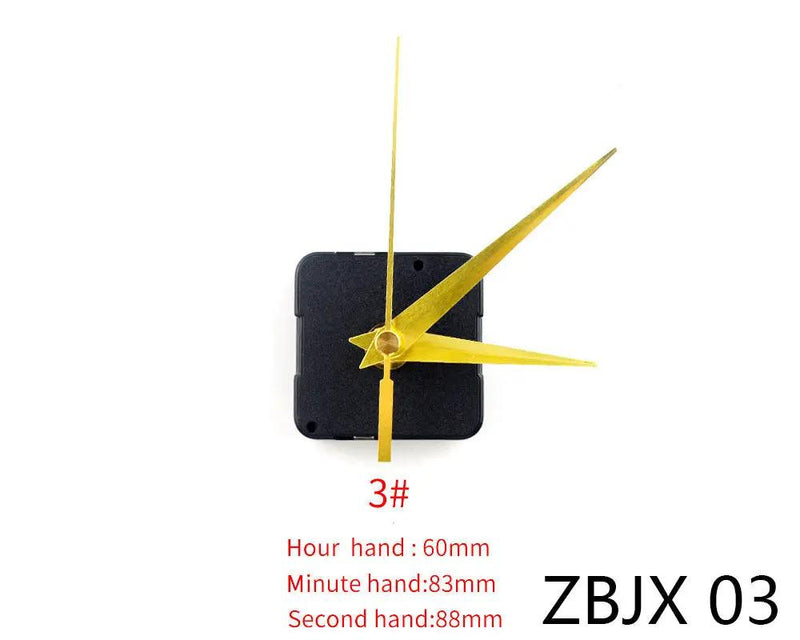 Accessories for Clock Moulds - Quartz Clock Movement Mechanism Non Ticking DIY Clock Mechanism by Resin Art NZ