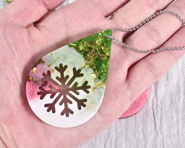 Christmas Pendant Moulds - 08 by Resin Art NZ