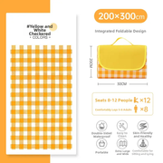 Ecotrek Waterproof Oxford Picnic Mat — INS Style Camping Mat 200x300cm THTF50116 by ECOTREK