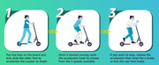 Kiwi eRide Kiwi eRide Ages 6-12 Gyroor H30 Max Blue Kids Electric Scooter Ages 6-12 Gyroor H30 Max Blue Kids Electric Scooter