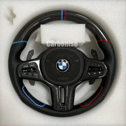 BMW Steering Wheel (Carbon Fiber+Smooth Leather) #14 by CARBONISE