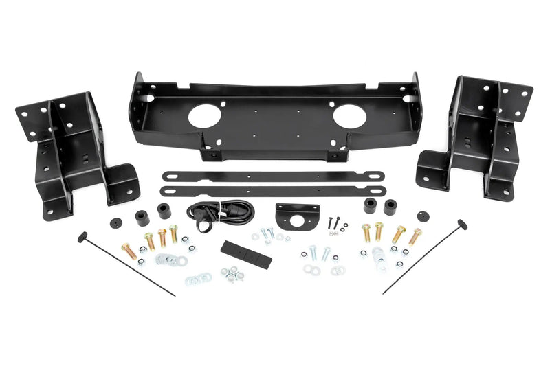 Hidden Winch Mount Jeep Grand Cherokee WK2 4WD (2014-2020) by Magwarehouse.com