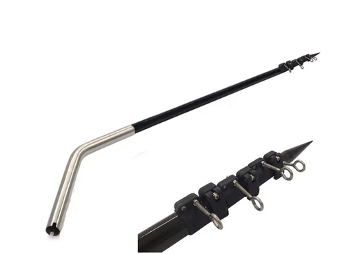 15 Ft Telescopic Out Rigger (Pair)Rigged 3K OURT15K3R - In Store, showing parts of the telescopic rig.