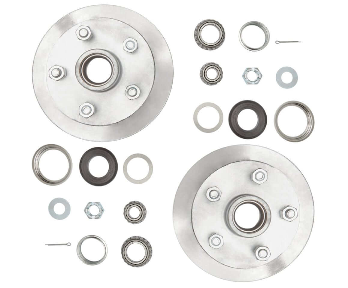 Trojan Trojan Hub Kits Disc Braked 1500kg Disc Braked Hub Set - SS Disc - 5x4-1/2"x1/2" - Pair T036335