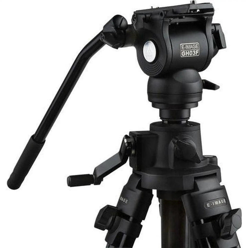 E-Image Studio Tripod with Geared Center Column and Fluid Head Kit by Jacobs Digital