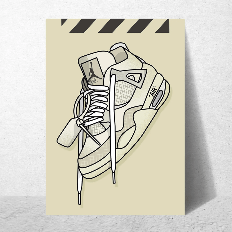 Air Jordans by Blank Wall Print Shop