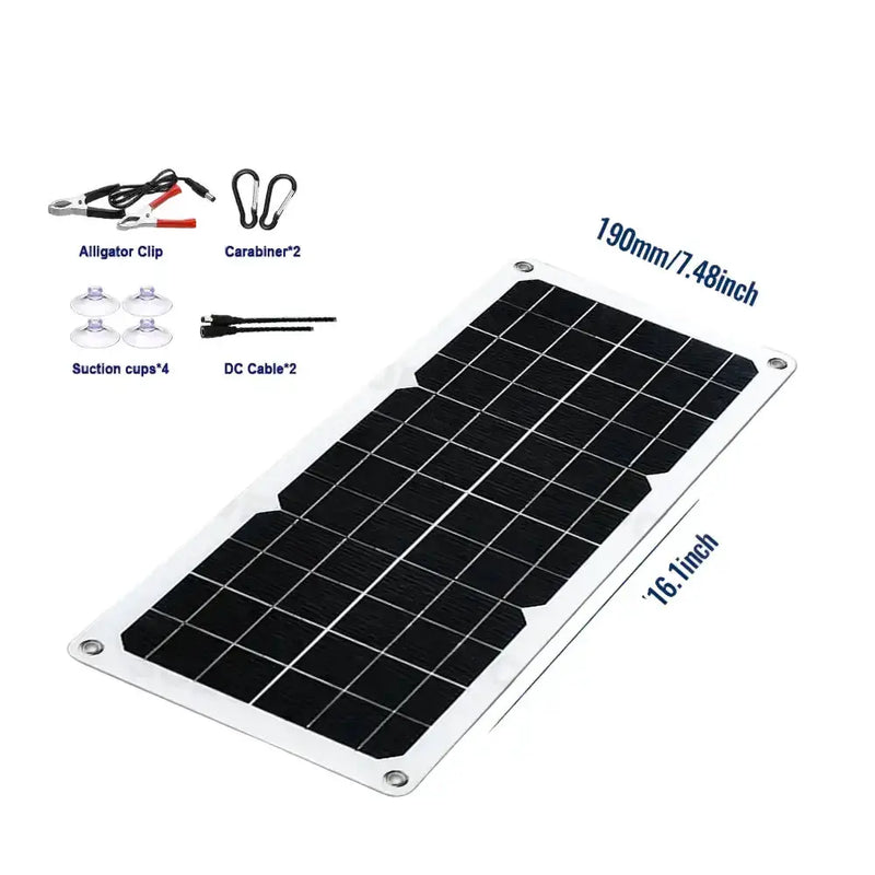 150W Solar Panel Kit with LCD Controller by Habicare