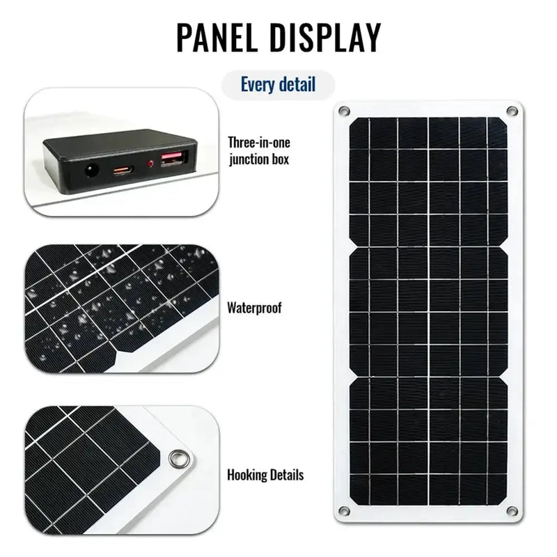 150W Solar Panel Kit with LCD Controller by Habicare