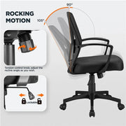 Mesh Office Chair Executive Desk Chair Adjustable Computer Chair by Yaheetech