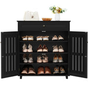 4 Tier Shoe Storage Cabinet Shoe Rack by Yaheetech