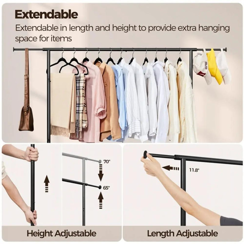 Adjustable Garment Rack & Organizer Clothes Rack by Yaheetech