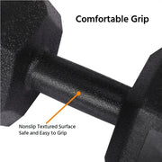 2 x 7.5kg/16.5lb Dumbbell Set by Yaheetech