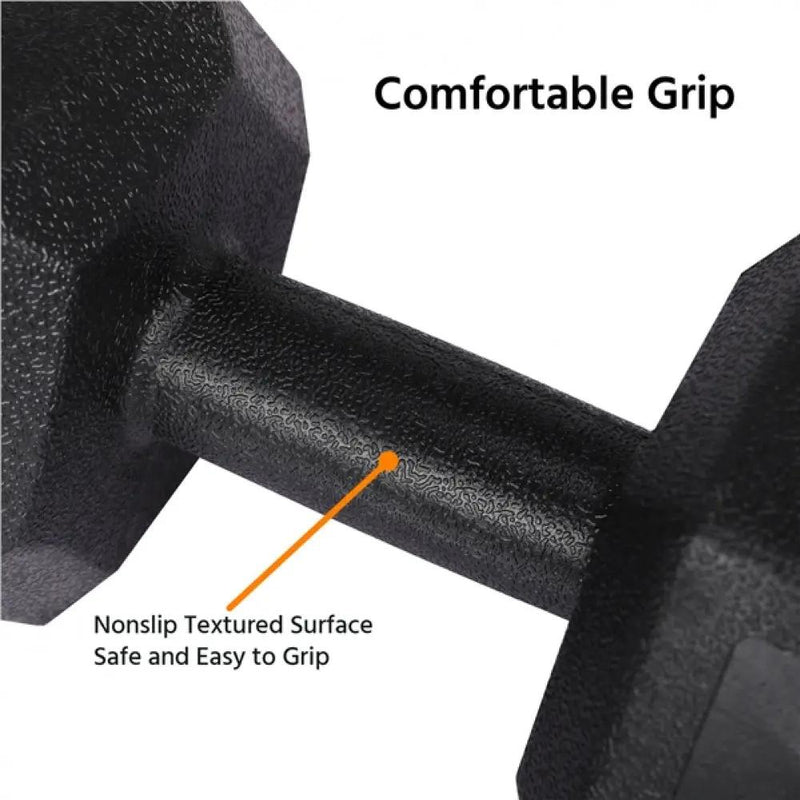 2 x 7.5kg/16.5lb Dumbbell Set by Yaheetech