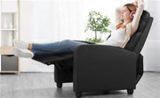 1 pair PU Leather Recliner Chairs by Yaheetech