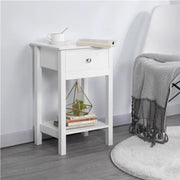 Bedside End Table Storage Cabinet Night Stand with Drawer by Yaheetech