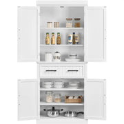 Tall Pantry Cupboard Kitchen Pantry Cabinet Freestanding Storage Cabinet by Yaheetech