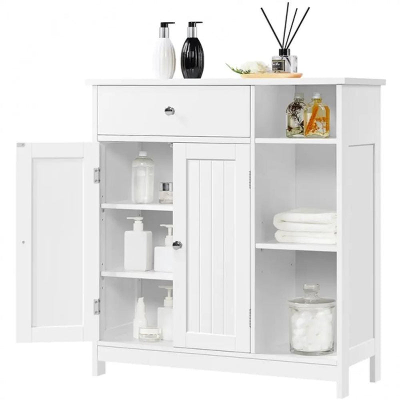 Large Bathroom Floor Cabinet by Yaheetech