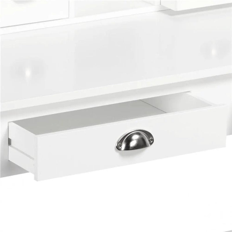 Writing Computer Desk Modern Work Station Laptop Table Removable Floating Organizer by Yaheetech