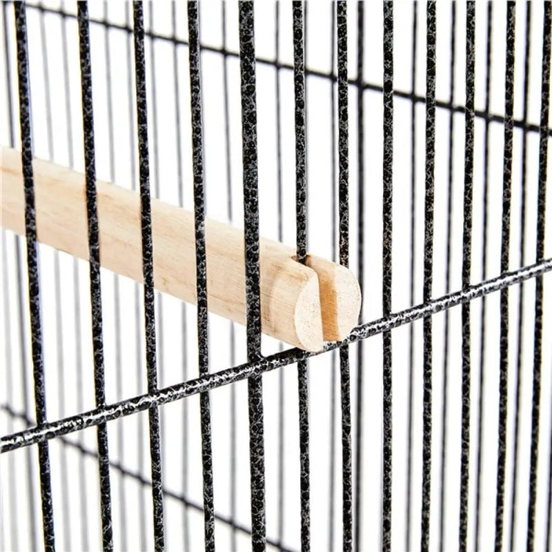 40-Inch H Wrought Iron Bird Cage with Rolling Stand by Yaheetech