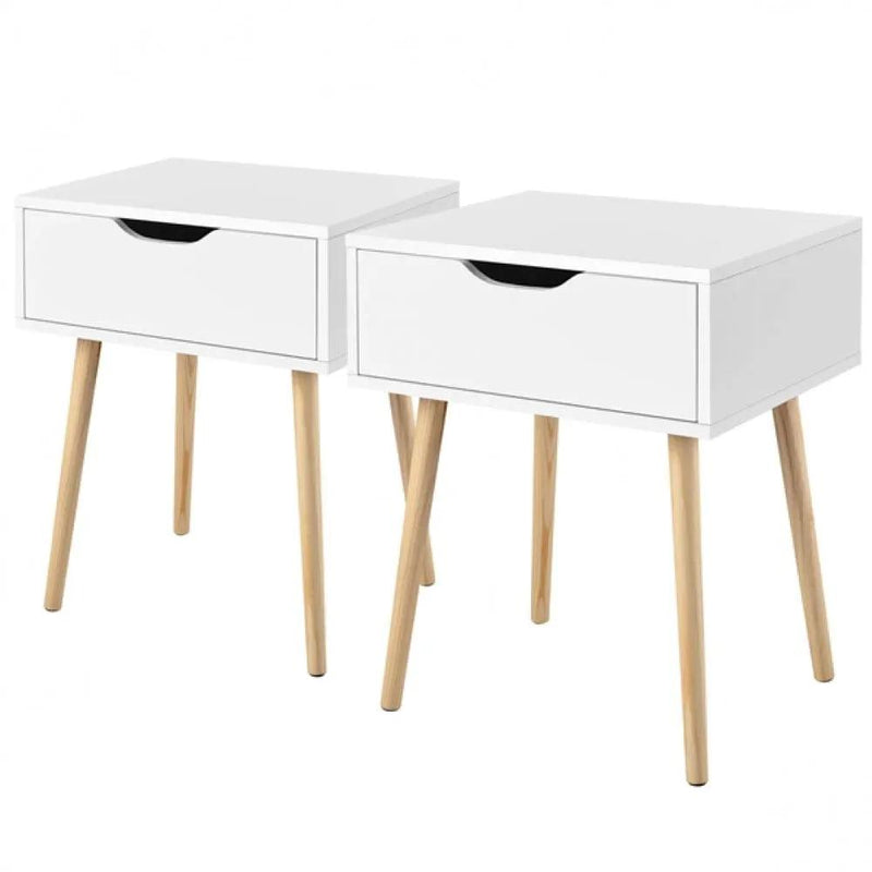 2pcs Brand New Side Table Nightstand Coffee Table by Yaheetech