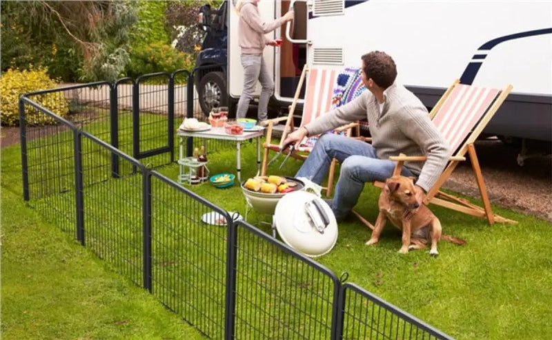32x Panel Heavy Duty Dog Playpen Dog Pen by Yaheetech