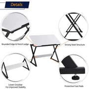 Art Table Computer Desk Drafting Table by Yaheetech