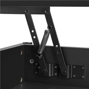 L 120cm Lift Top Coffee Table w/Hidden Compartment & 2 Open Shelves by Yaheetech